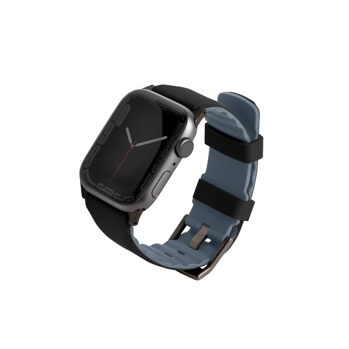Uniq Apple Watch 41mm Linus Airosoft Silikon Kordon - Siyah
